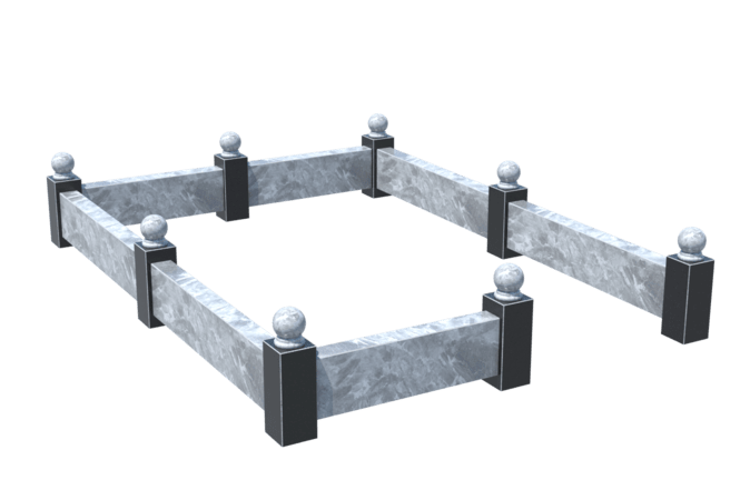 Цоколи на могилу в&nbsp;Ростове-на-Дону | Цоколь на могилу №0031