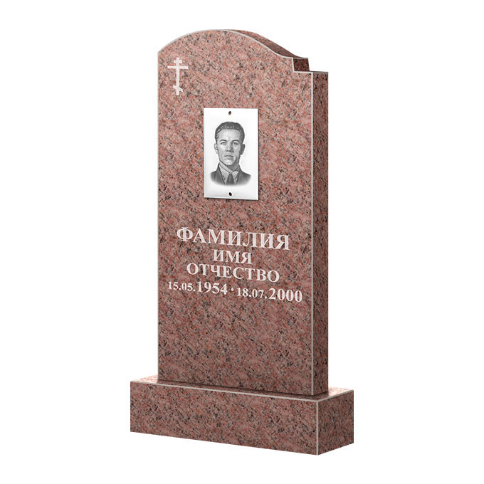 Гранитные памятники в&nbsp;Ростове-на-Дону | Памятник из гранита Розалия Pink ФГЦ-25