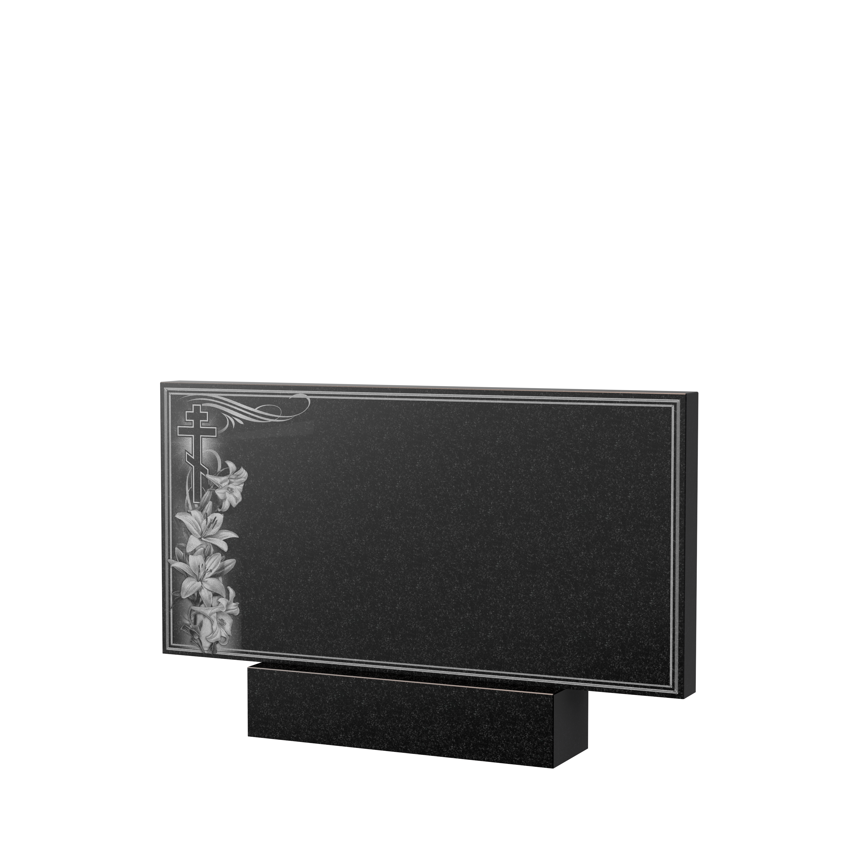 Художественное оформление памятника в&nbsp;Ростове-на-Дону | Художественное оформление на гранитную стелу, рисунок ГХО-003