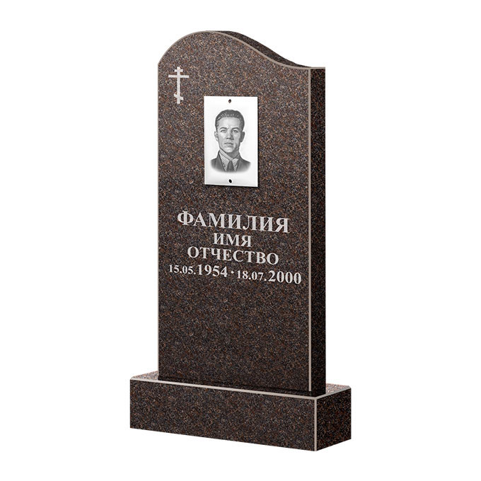 Памятники из цветного гранита в&nbsp;Ростове-на-Дону | Памятник из гранита Карел Brown ФГЦ-030