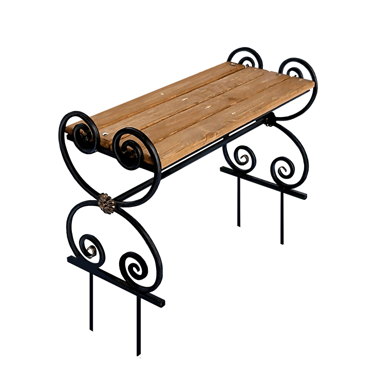 Кованые изделия в&nbsp;Ростове-на-Дону | Кованая скамейка СТ.001