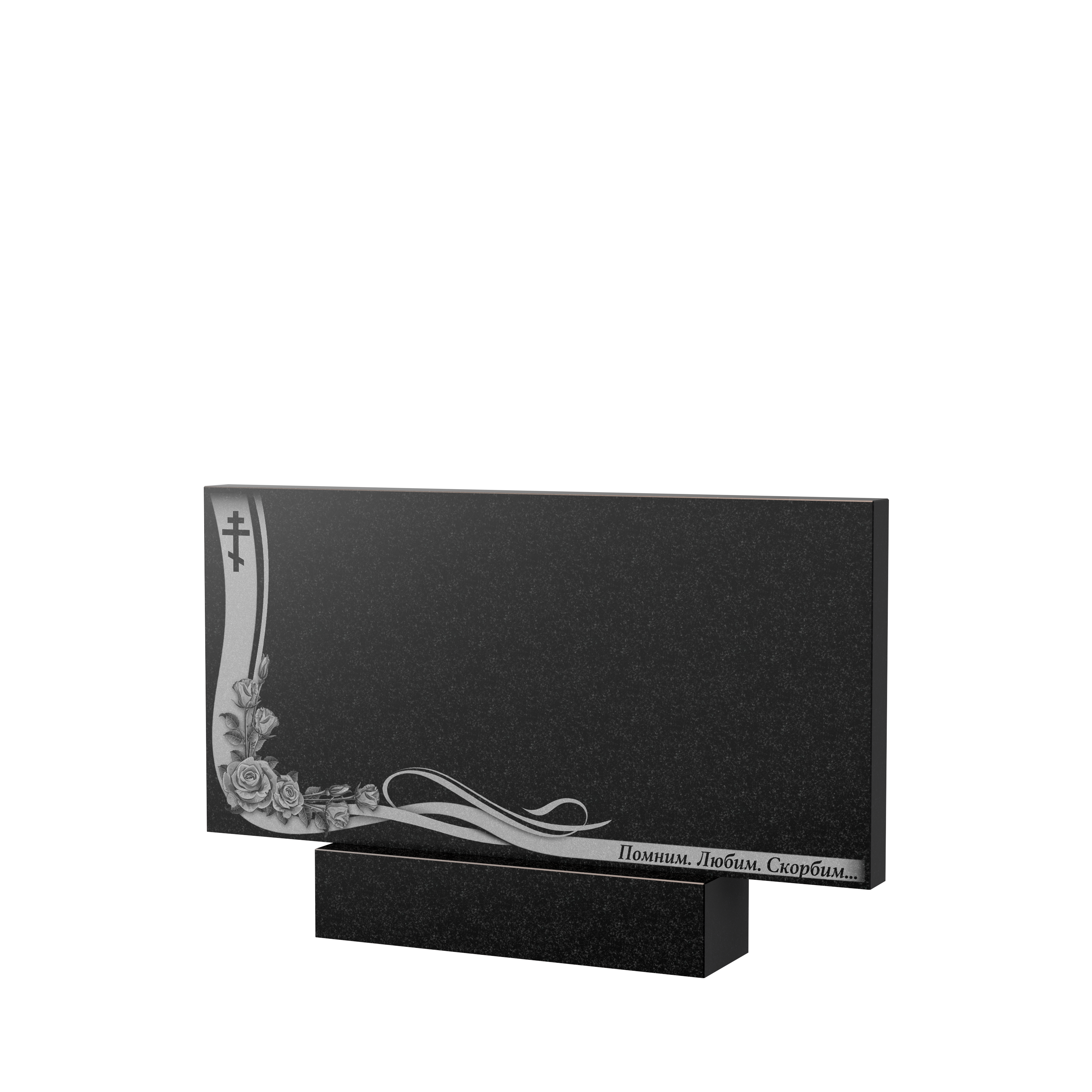 Художественное оформление памятника в&nbsp;Ростове-на-Дону | Художественное оформление на гранитную стелу, рисунок ГХО-004