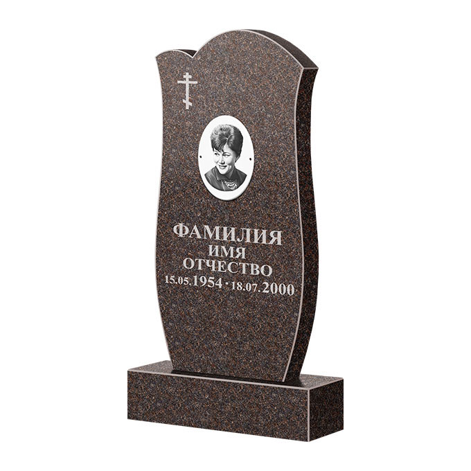 Памятники из цветного гранита в&nbsp;Ростове-на-Дону | Памятник из гранита Карел Brown ФГЦ-039