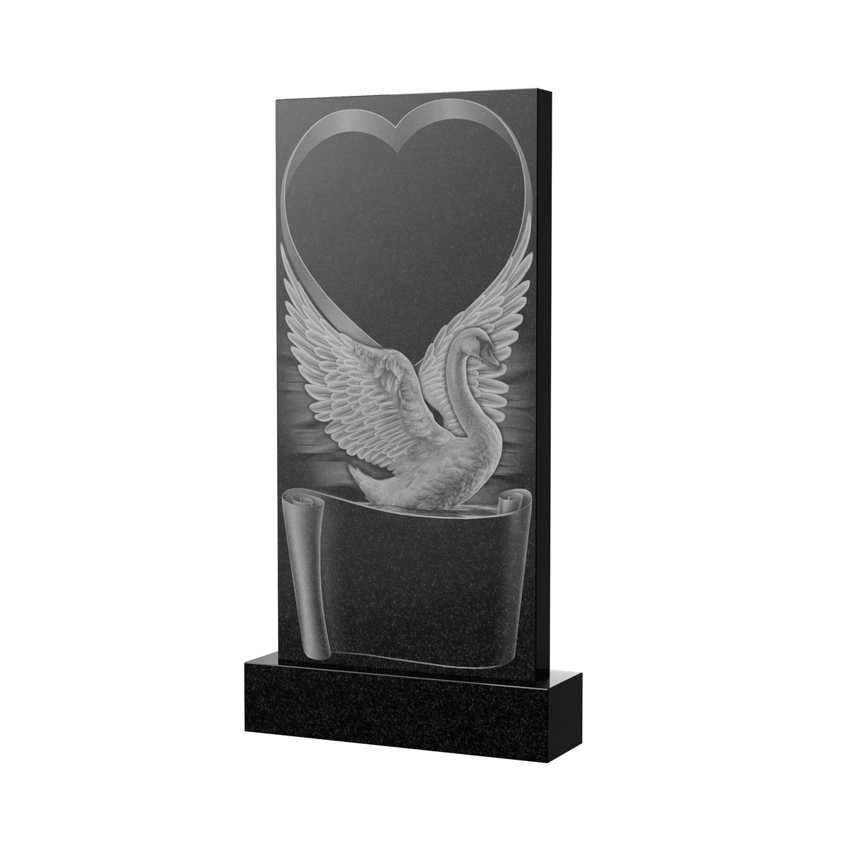 Художественное оформление памятника в&nbsp;Ростове-на-Дону | Художественное оформление на гранитную стелу, рисунок ВХО-034