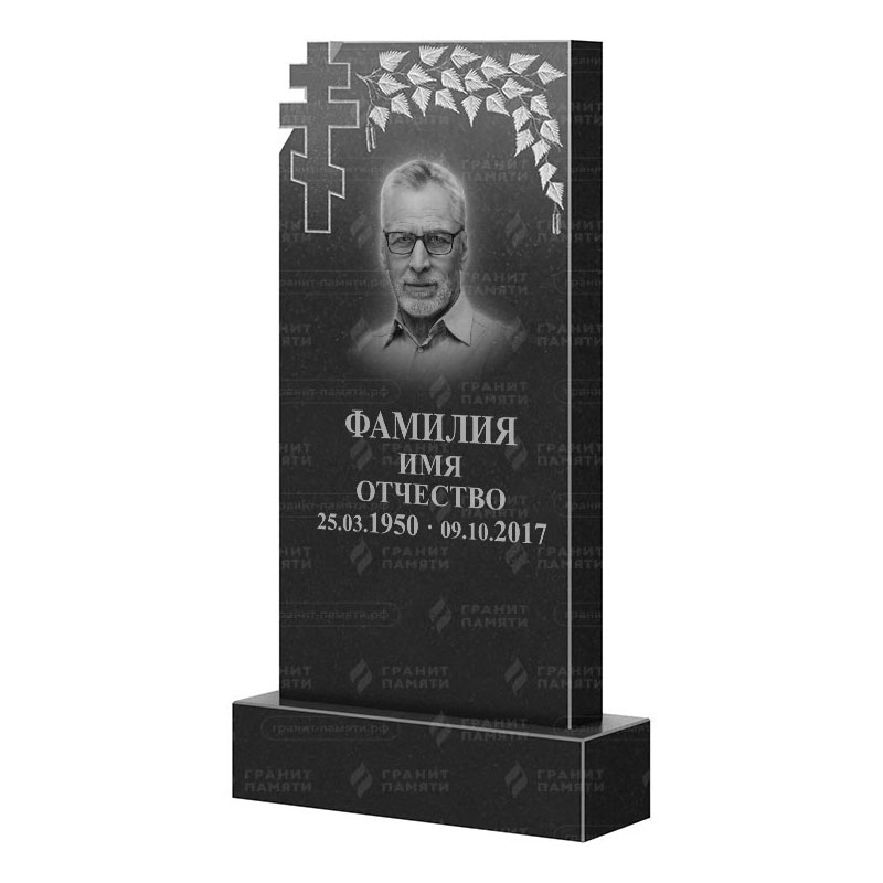 Памятники из гранита с деревом в&nbsp;Ростове-на-Дону | Гранитный памятник ФГ-202