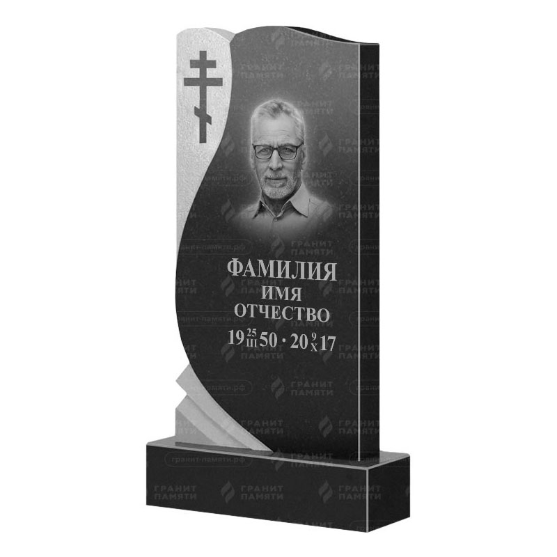 Памятники из гранита вертикальные в&nbsp;Ростове-на-Дону | Гранитный памятник ФГ-169