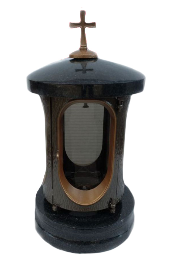 Лампадки из камня на могилу в&nbsp;Ростове-на-Дону | Лампадка из гранита Габбро