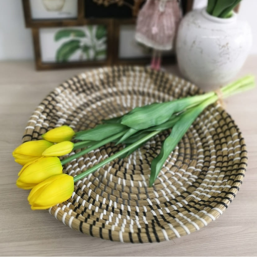 Искусственные цветы в Ростове-на-Дону | Цветы искусственные «Тюльпаны, бутоны», желтые, букет