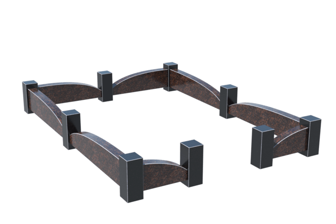 Цоколи на могилу в&nbsp;Ростове-на-Дону | Цоколь на могилу №0042