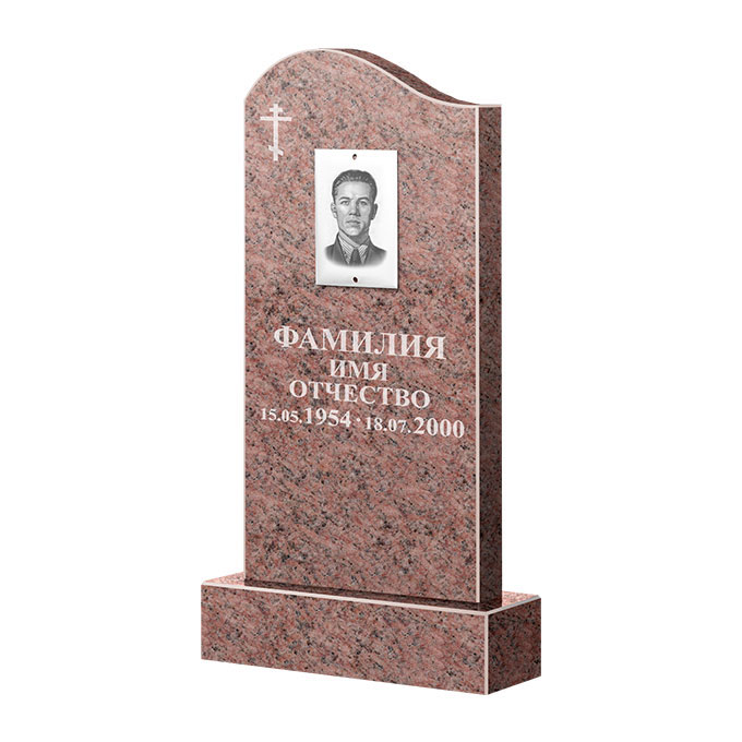 Памятники из цветного гранита в&nbsp;Ростове-на-Дону | Памятник из гранита Розалия Pink ФГЦ-030