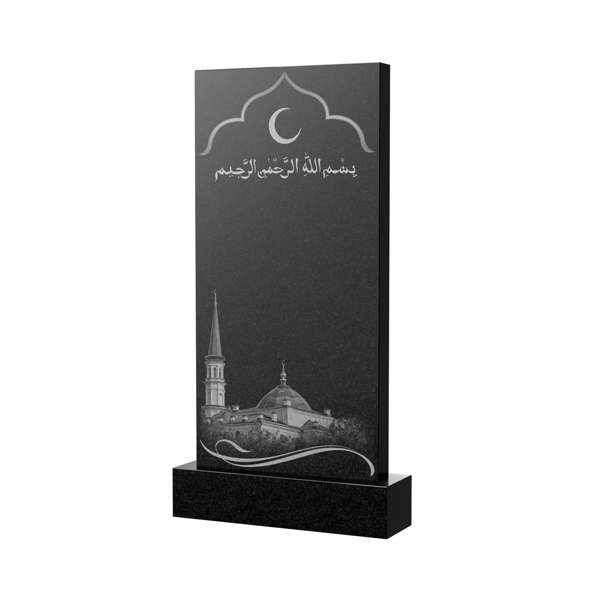 Художественное оформление памятника в&nbsp;Ростове-на-Дону | Художественное оформление на гранитную стелу, рисунок ВХО-037