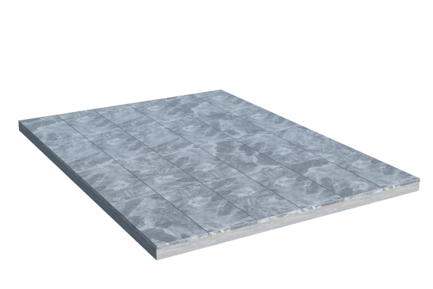 Площадки на могилу в&nbsp;Ростове-на-Дону | Площадка с мраморной облицовкой