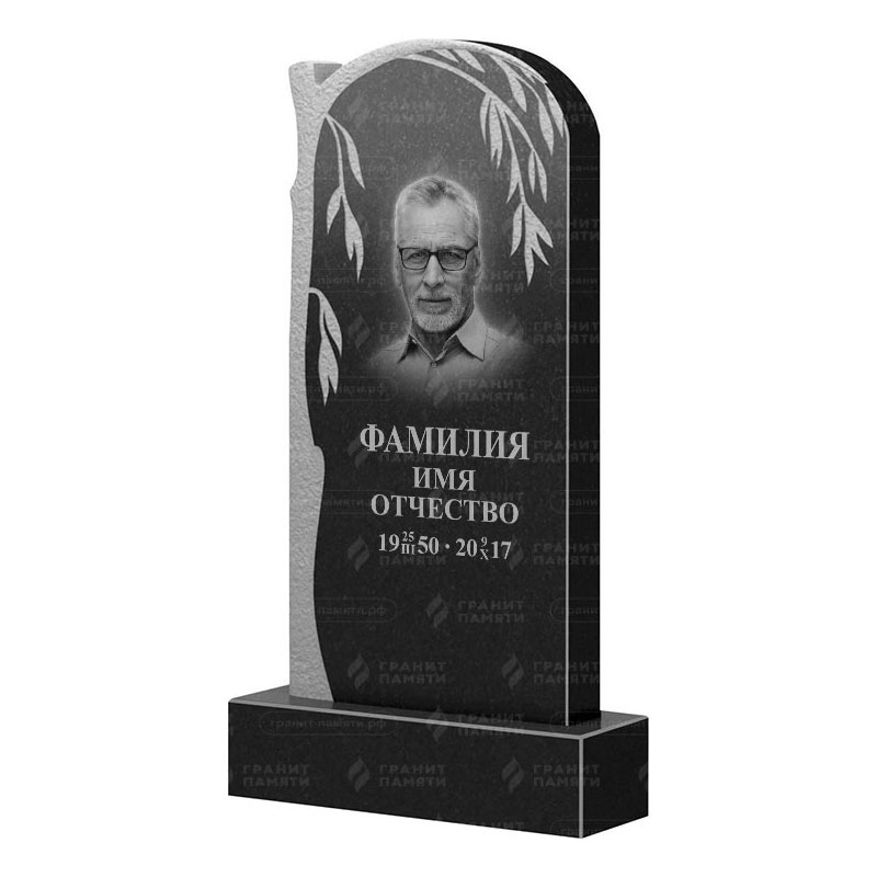 Памятники из гранита с деревом в&nbsp;Ростове-на-Дону | Гранитный памятник ФГ-090