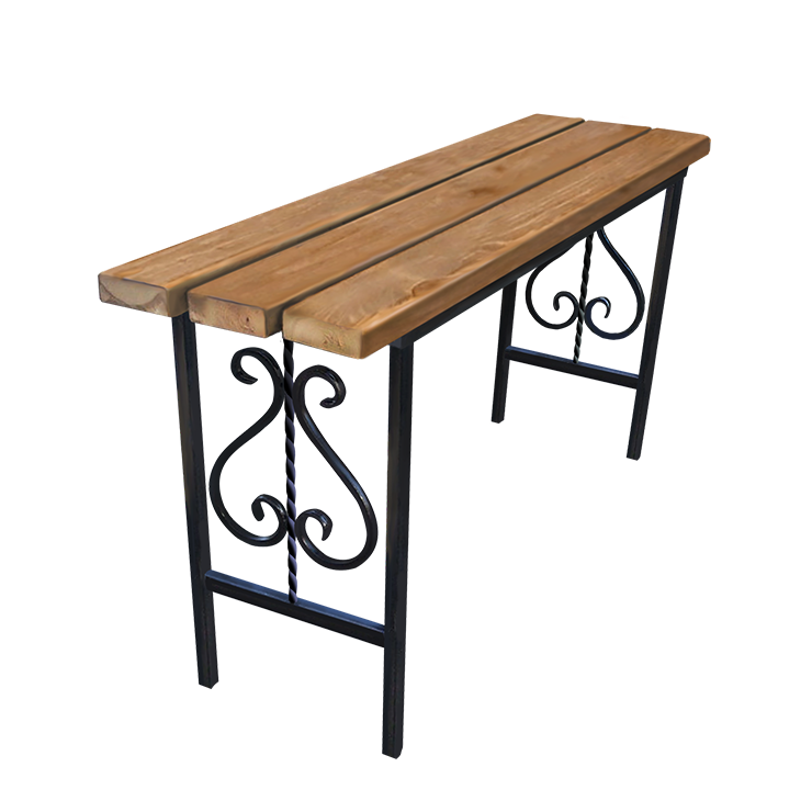 Кованые изделия в&nbsp;Ростове-на-Дону | Кованая скамейка СТ.003