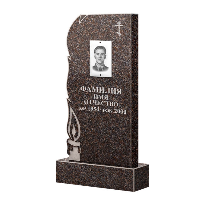 Памятники из цветного гранита в&nbsp;Ростове-на-Дону | Памятник из гранита Карел Brown ФГЦ-106