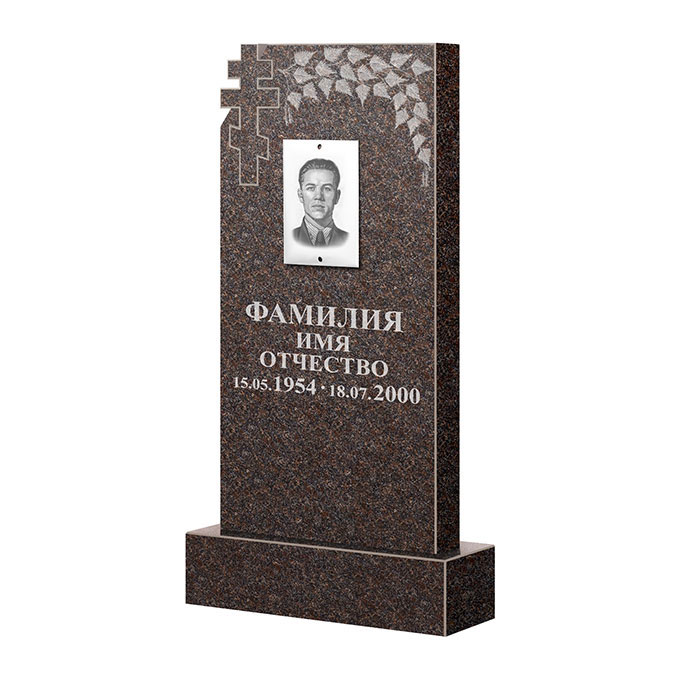 Гранитные памятники в&nbsp;Ростове-на-Дону | Памятник из гранита Карел Brown ФГЦ-202