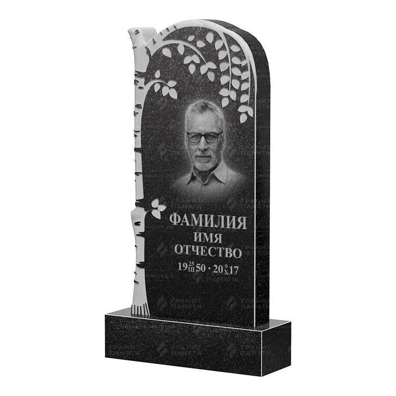 Памятники из гранита с деревом в&nbsp;Ростове-на-Дону | Гранитный памятник ФГ-091
