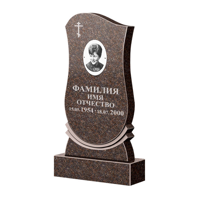 Гранитные памятники в&nbsp;Ростове-на-Дону | Памятник из гранита Карел Brown ФГЦ-056