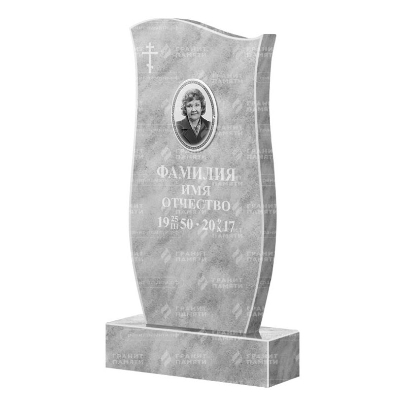 Бюджетные памятники в&nbsp;Ростове-на-Дону | Мраморный памятник ФМ-033