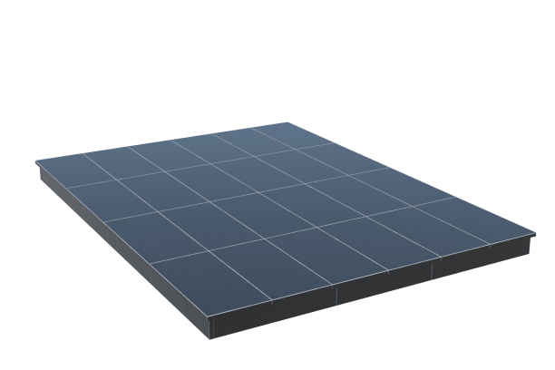 Площадки на могилу в&nbsp;Ростове-на-Дону | Площадка с вертикальной (10 см) облицовкой гранитом Габбро