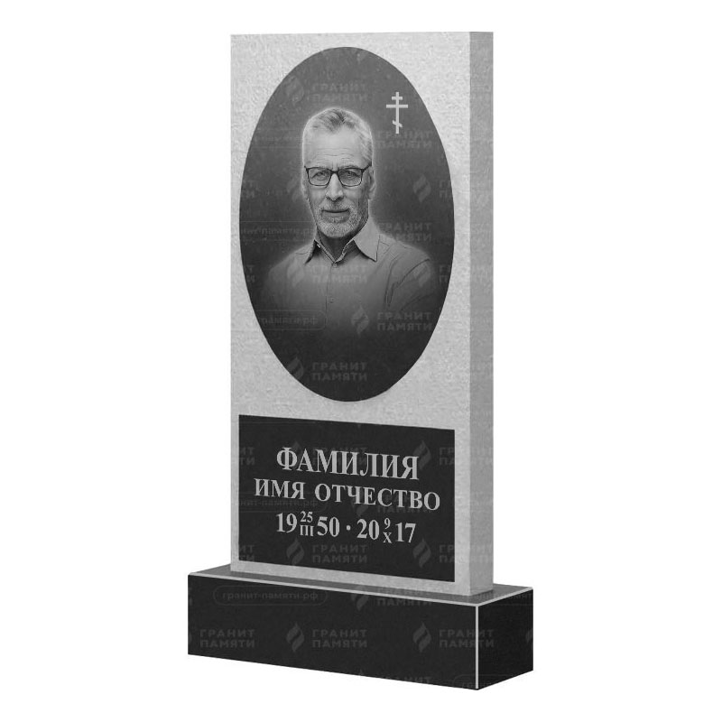 Памятники из гранита вертикальные в&nbsp;Ростове-на-Дону | Гранитный памятник ФГ-166