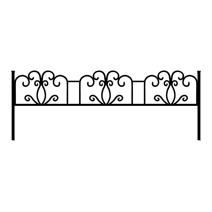 Металлические оградки, столы, скамейки в&nbsp;Ростове-на-Дону | Оградка №4