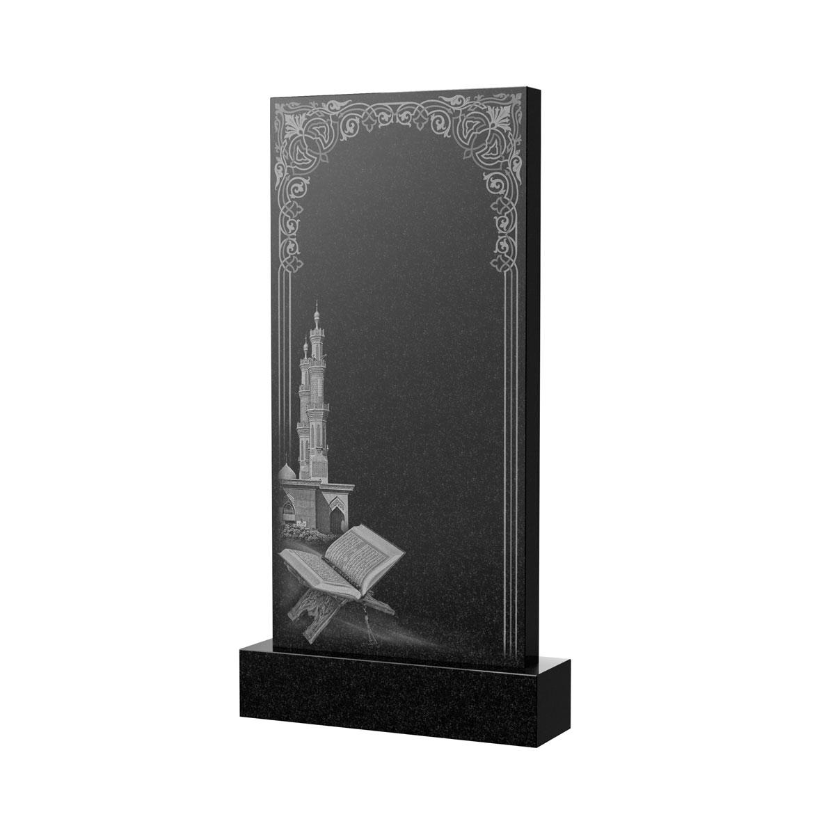 Художественное оформление памятника в&nbsp;Ростове-на-Дону | Художественное оформление на гранитную стелу, рисунок ВХО-039