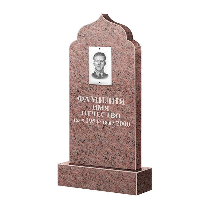 Гранитные памятники в&nbsp;Ростове-на-Дону | Памятник из гранита Розалия Pink ФГЦ-037