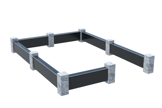 Цоколи на могилу в&nbsp;Ростове-на-Дону | Цоколь на могилу №0032