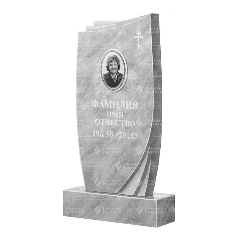 Памятники из мрамора в&nbsp;Ростове-на-Дону | Мраморный памятник ФМ-057
