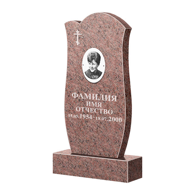Памятники из цветного гранита в&nbsp;Ростове-на-Дону | Памятник из гранита Розалия Pink ФГЦ-039