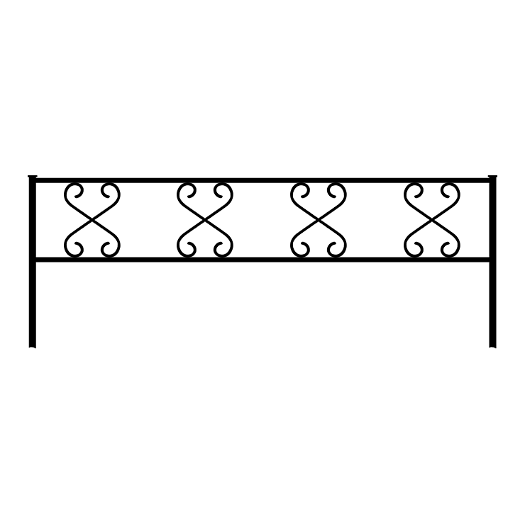Металлические оградки, столы, скамейки в&nbsp;Ростове-на-Дону | Оградка №1