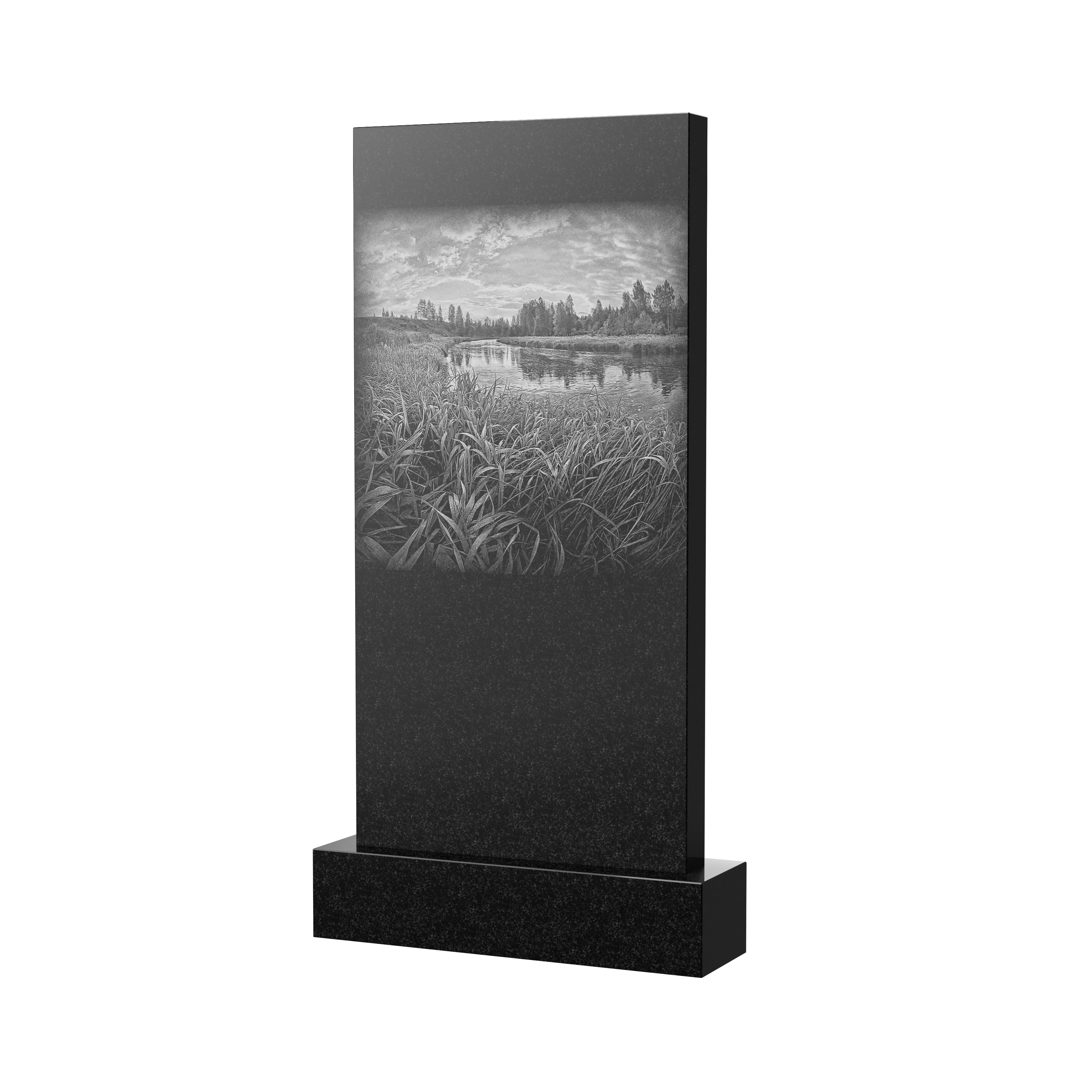 Пейзажи | Пейзаж на гранитную стелу, рисунок П-017