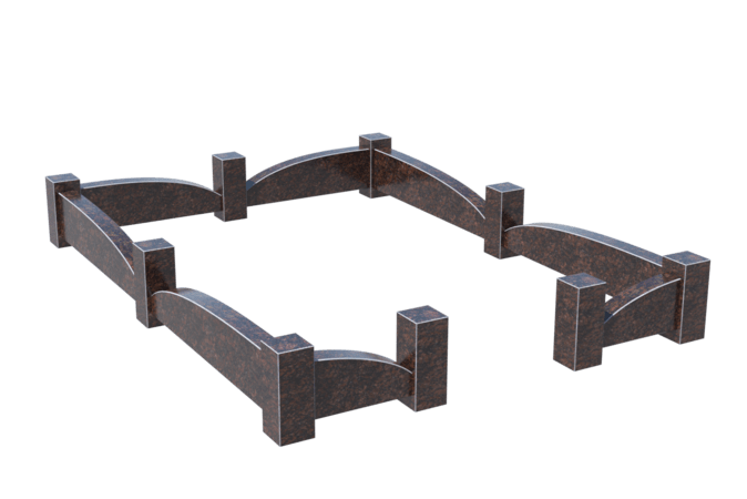 Цоколи на могилу в&nbsp;Ростове-на-Дону | Цоколь на могилу №0043