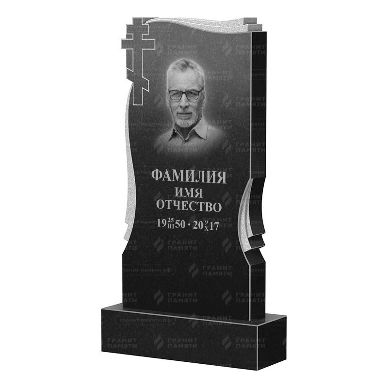 Памятники из гранита вертикальные в&nbsp;Ростове-на-Дону | Гранитный памятник ФГ-185