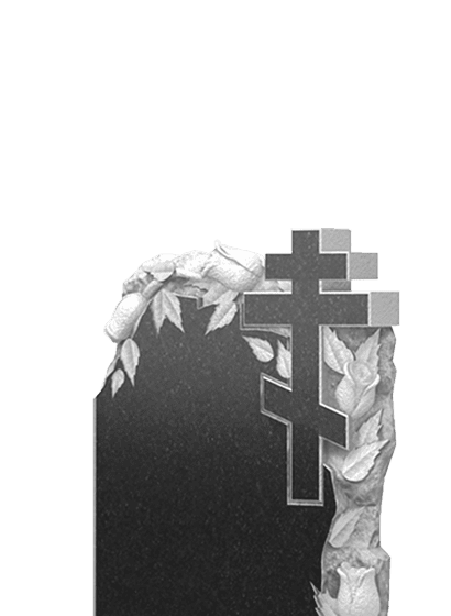 Памятники из гранита с цветами в&nbsp;Ростове-на-Дону